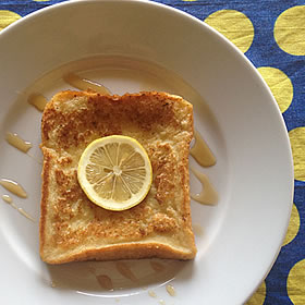 レモンフレンチトースト