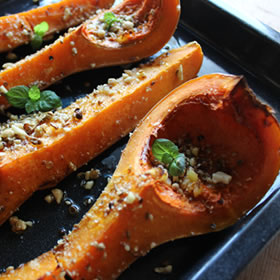 バターナッツかぼちゃのロースト デュカ風味