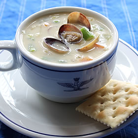 春のクラムチャウダー