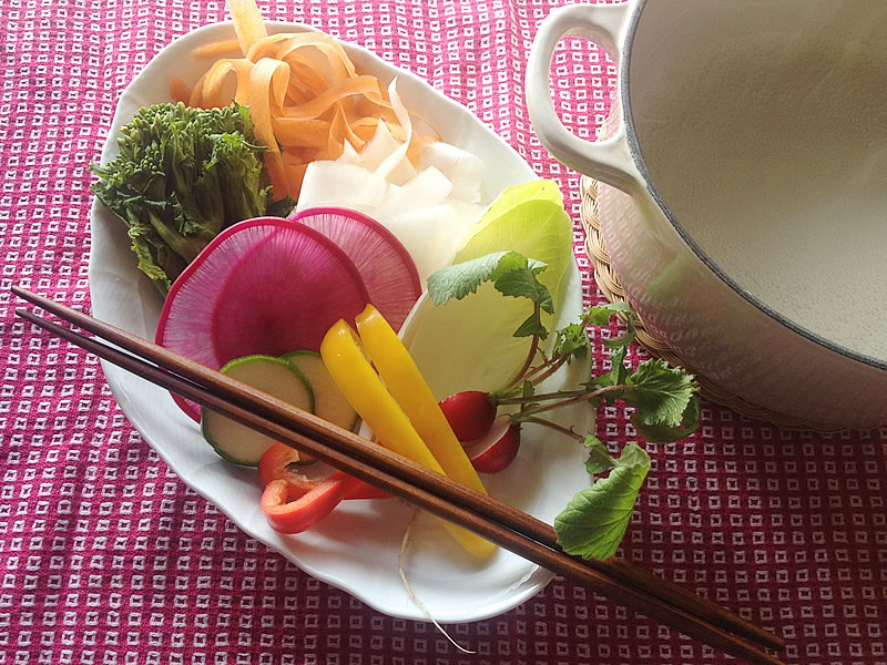 野菜のしゃぶしゃぶ