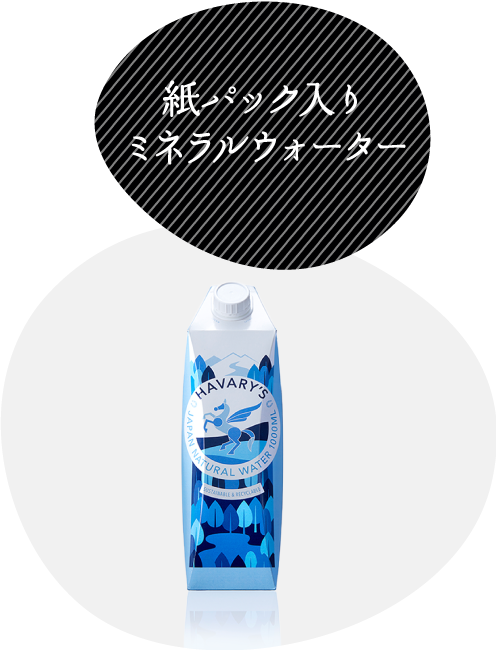 紙パック入りミネラルウォーター