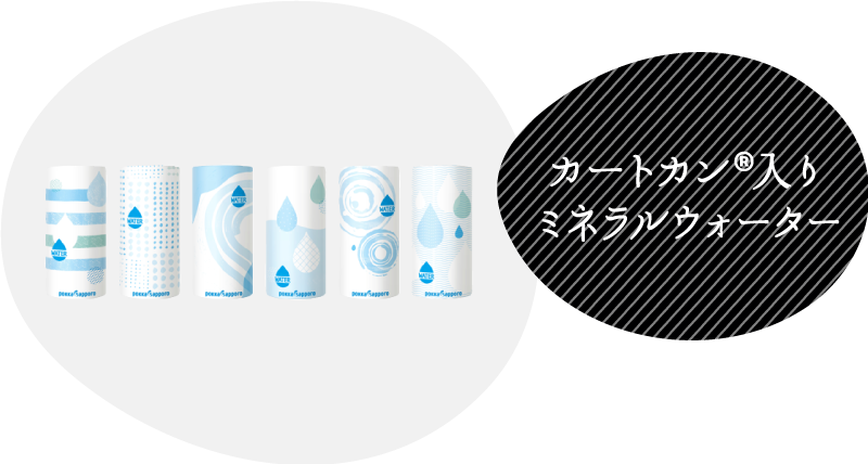 カートカン®入りミネラルウォーター