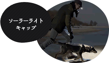 ソーラーライトキャップ