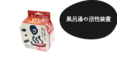 風呂湯の活性装置